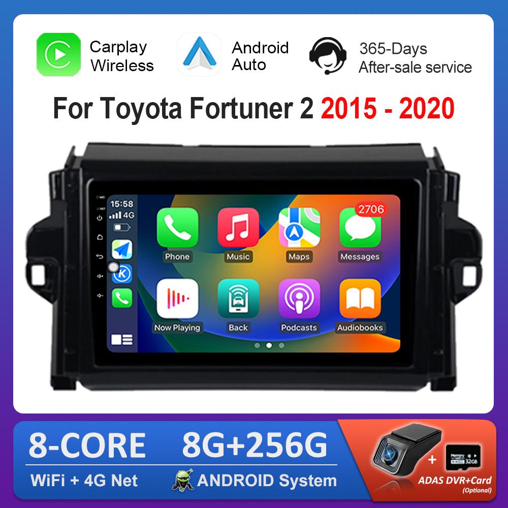 Navigation GPS Carplay Android System 9 for Toyota Fortuner 2 2015 - 2020 Car Video Multimedia Player WiFi HD Touch Screen
Navigation GPS Carplay Android System 9 for Toyota Fortuner 2 2015 - 2020 Car Video Multimedia Player WiFi HD Touch Screen