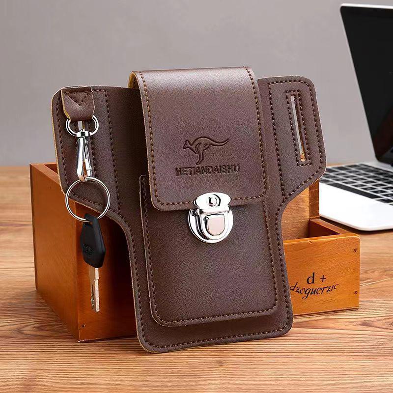 Men s Leather Phone Waist Bag with Belt Loop & Key Holder, Fits Cigarette Case – Ideal for Construction Work
Men s Leather Phone Waist Bag with Belt Loop & Key Holder, Fits Cigarette Case – Ideal for Construction Work
