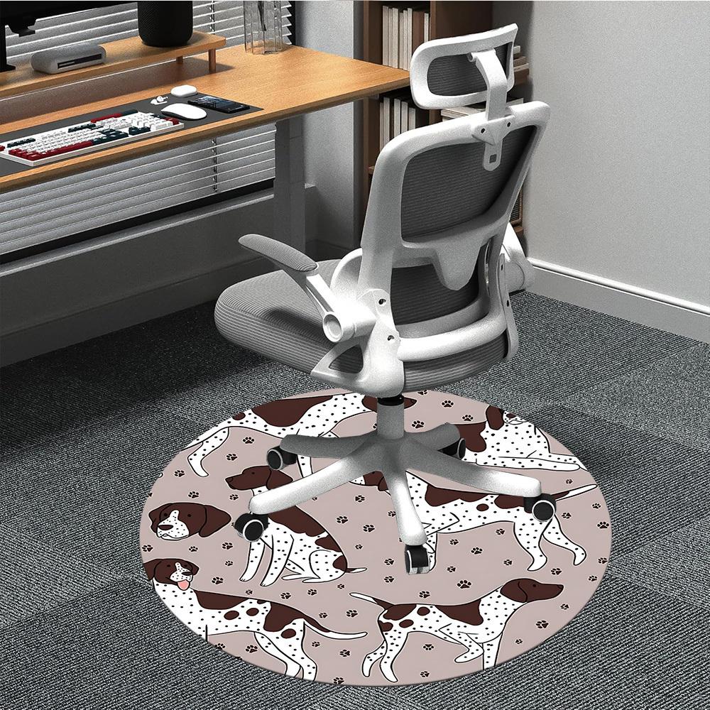 1pc Spot Dogs Chair Carpet for Office Non Slip, Machine Washable Rug for Office, Room Holiday Decor for Christmas, Birthday Polyester 80cm
1pc Spot Dogs Chair Carpet for Office Non Slip, Machine Washable Rug for Office, Room Holiday Decor for Christmas, Birthday Polyester 80cm