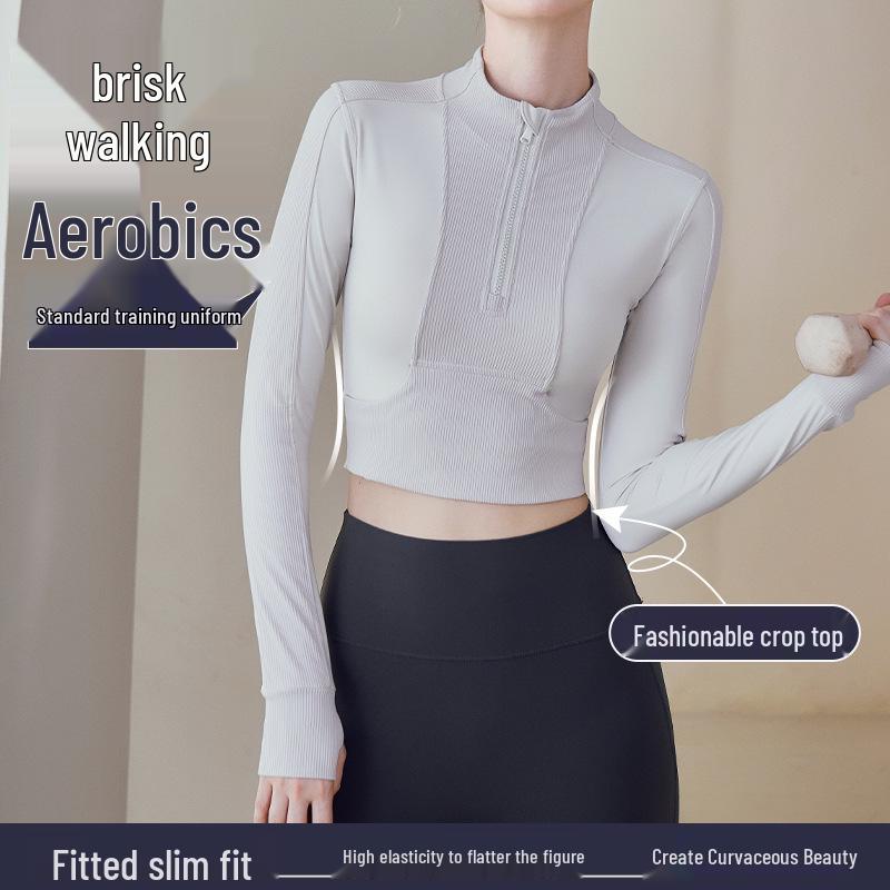 LULU Women s Long Sleeve Fitness Jacket - New Style High Elastic Half-Zip Sports Top S
LULU Women s Long Sleeve Fitness Jacket - New Style High Elastic Half-Zip Sports Top S