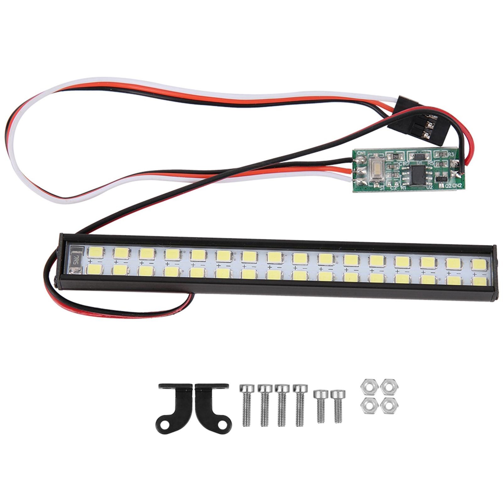 32pcs Lamp Beads RC Car Roof Lamp RC Crawler Universal LED Light Bar Accessory Length 100mm
32pcs Lamp Beads RC Car Roof Lamp RC Crawler Universal LED Light Bar Accessory Length 100mm