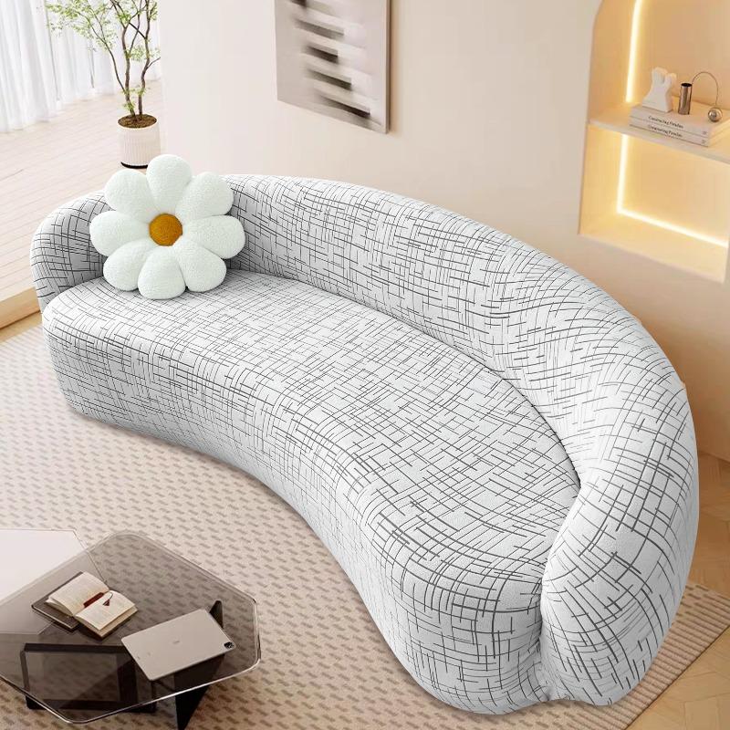 Shaped Sofa Protector Stretch Semi-Circular Curved Couch Cover Soft Leaves Sectional Jacquard Sofa Slipcover for Living Room S-90-140cm
Shaped Sofa Protector Stretch Semi-Circular Curved Couch Cover Soft Leaves Sectional Jacquard Sofa Slipcover for Living Room S-90-140cm
