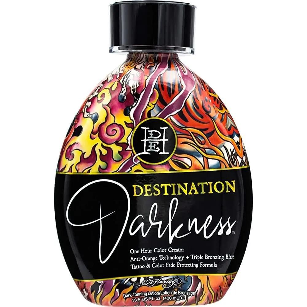 Ed Hardy Tanning Destination Darkness - 1 Hour Color Creator Anti-Orange Dark Lotion 382.7g (13.5 oz)
Ed Hardy Tanning Destination Darkness - 1 Hour Color Creator Anti-Orange Dark Lotion 382.7g (13.5 oz)