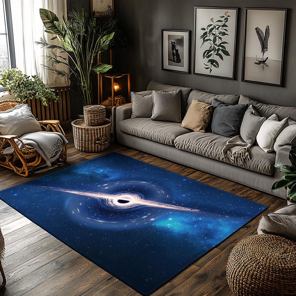 Galaxy Black Hole Area Rug, Deep Blue Space Carpet for Living Room, Soft Non-Slip Sofa Mat with Cosmic Home Decor 50x80cm
Galaxy Black Hole Area Rug, Deep Blue Space Carpet for Living Room, Soft Non-Slip Sofa Mat with Cosmic Home Decor 50x80cm