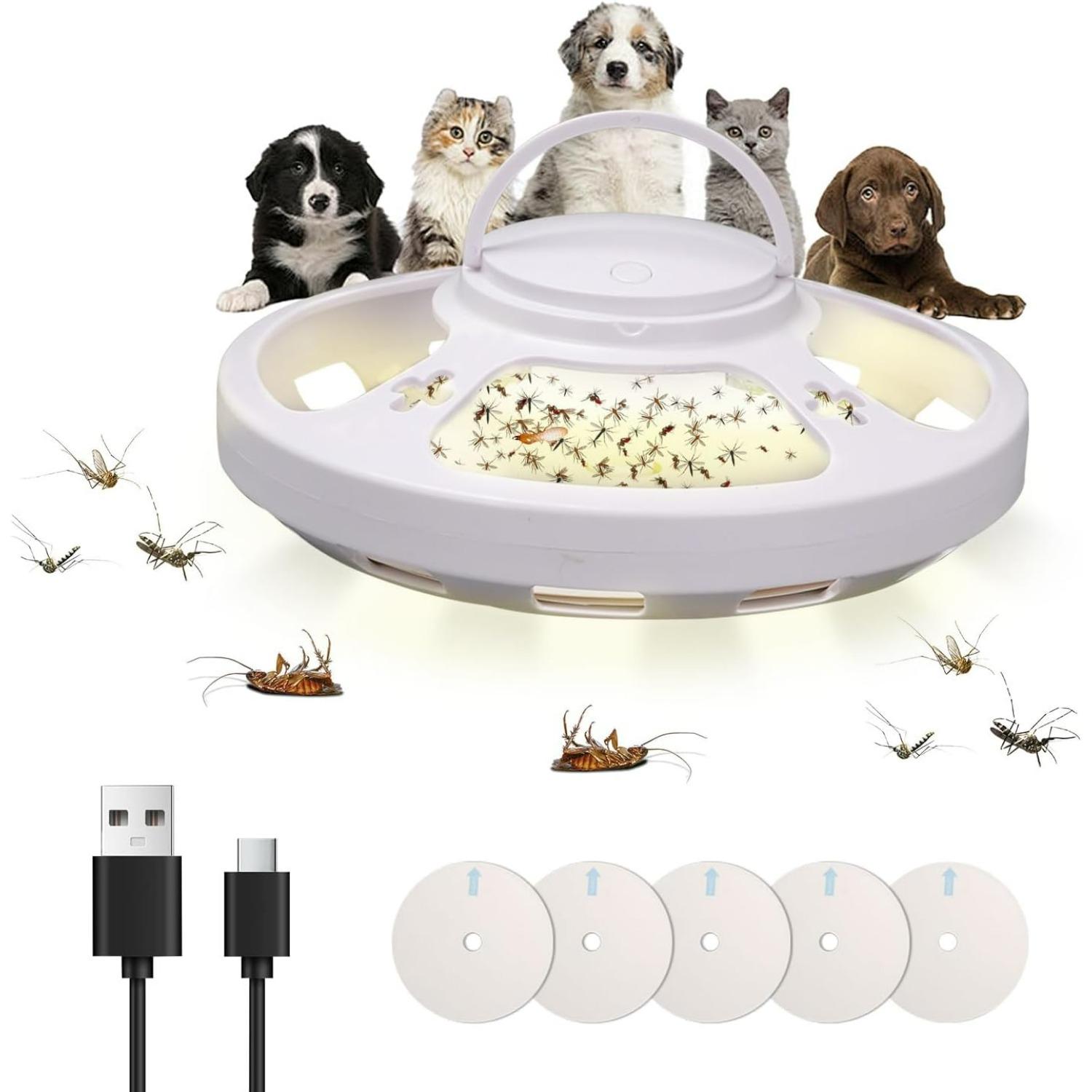 Flea Traps for Home,Flea Lamp Traps for House with Stickers and with 4 Modes,Non-Toxic,Odorless,Fleas Trap Lamps Kit for Carpets Bedding Bedroom White
Flea Traps for Home,Flea Lamp Traps for House with Stickers and with 4 Modes,Non-Toxic,Odorless,Fleas Trap Lamps Kit for Carpets Bedding Bedroom White