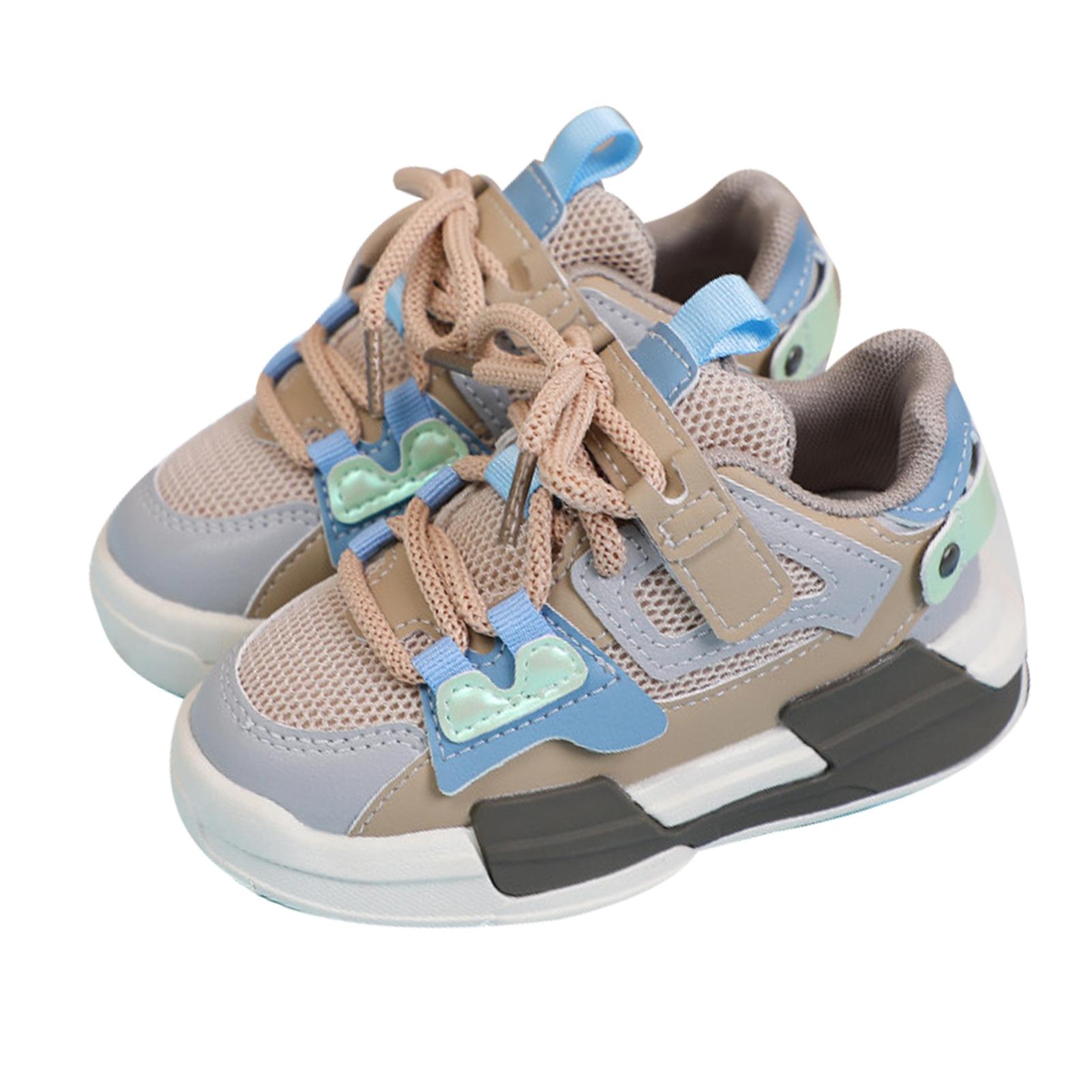 Kids Sports Shoes Lightweight Breathable Hook Loop Fasteners Casual Shoes for Walking Running Khaki 22 Size хакі
Kids Sports Shoes Lightweight Breathable Hook Loop Fasteners Casual Shoes for Walking Running Khaki 22 Size хакі