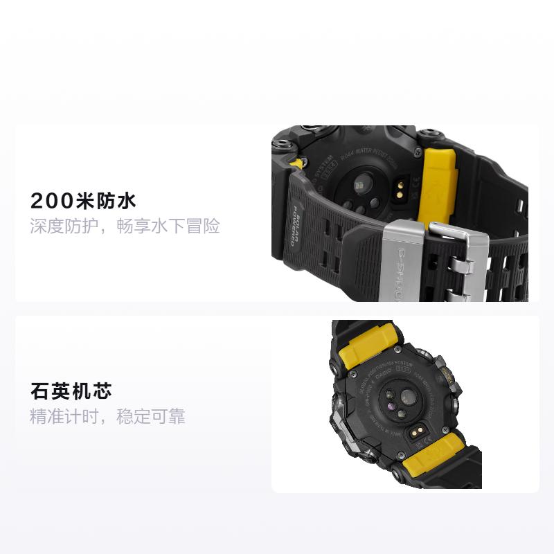 CASIO 200m waterproof Quartz resin strap men s watch black dial GPR-H1000-1JR чорний
CASIO 200m waterproof Quartz resin strap men s watch black dial GPR-H1000-1JR чорний