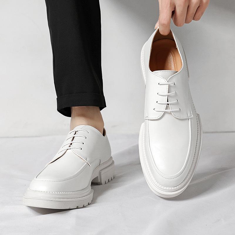 Men s business shoes British leather shoes foreign trade Korea new youth platform leather shoes lace-up white men s leather shoes men s shoes 38 чёрный
Men s business shoes British leather shoes foreign trade Korea new youth platform leather shoes lace-up white men s leather shoes men s shoes 38 чёрный