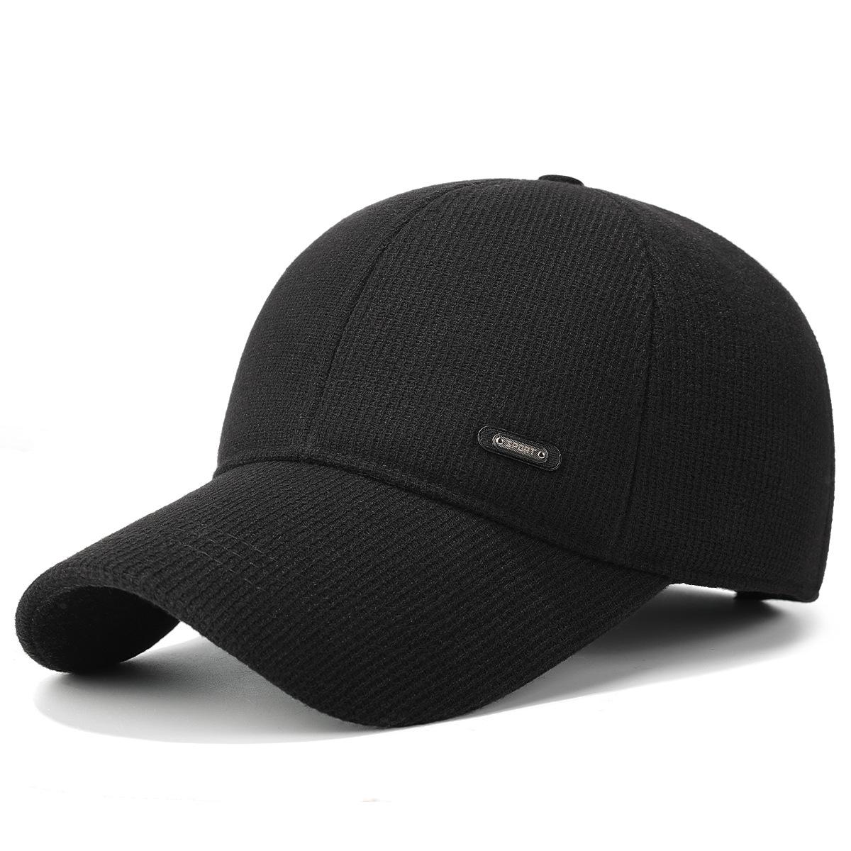 Winter Wool Duckbill Cap with Velvet Ear Protection for Middle-aged and Elderly - Fashionable Dad Hat for Outdoor Wear Adjustable чорний
Winter Wool Duckbill Cap with Velvet Ear Protection for Middle-aged and Elderly - Fashionable Dad Hat for Outdoor Wear Adjustable чорний