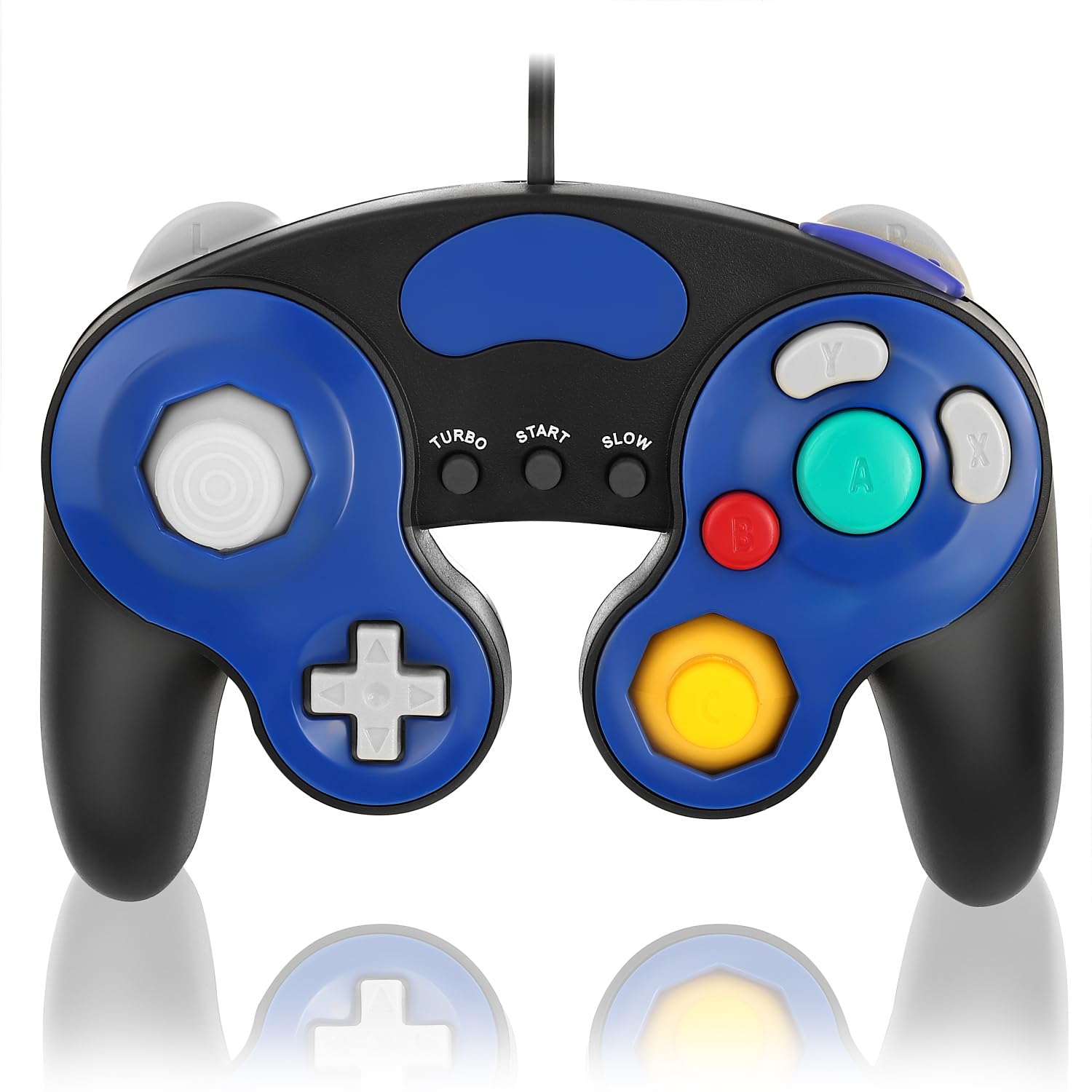 K&SGAMER GameCube Controller (with vibration support for GC, WiiU, Wii, and GameCube) (Blue & Black)
K&SGAMER GameCube Controller (with vibration support for GC, WiiU, Wii, and GameCube) (Blue & Black)