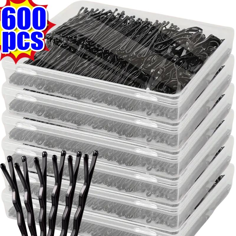 60/600pcs Black Hairpins for Women Hair Clip Lady Bobby Pins Invisible Wave Curly Bride Disposable Hairgrip Barrette Hair Clips
60/600pcs Black Hairpins for Women Hair Clip Lady Bobby Pins Invisible Wave Curly Bride Disposable Hairgrip Barrette Hair Clips