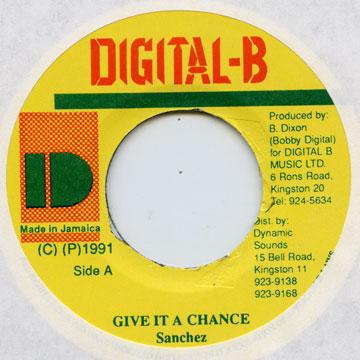 7inch Record SANCHEZ - Give It A Chance Digital B 1994 Jamaica Reggae, Ska & Dub
7inch Record SANCHEZ - Give It A Chance Digital B 1994 Jamaica Reggae, Ska & Dub