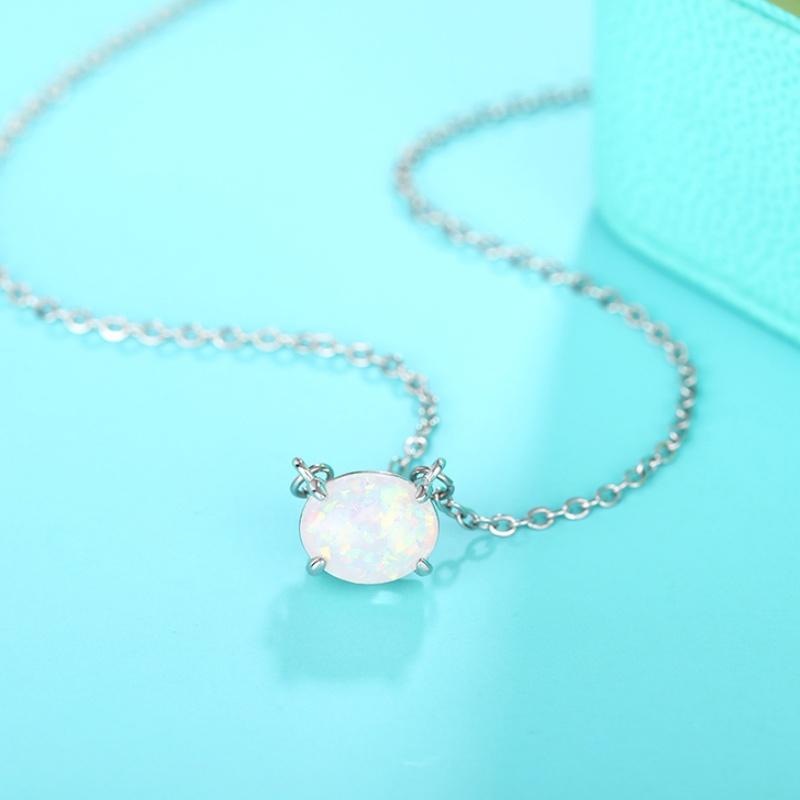 CAOSHI Sparkling Imitation Opal Neck Jewelry Accessories Low Key Simple Elegant Design Daily Wearable Pendant Necklace for Women 45cm
CAOSHI Sparkling Imitation Opal Neck Jewelry Accessories Low Key Simple Elegant Design Daily Wearable Pendant Necklace for Women 45cm
