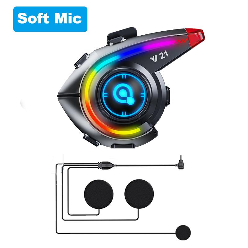 Y21 Motorcycle Helmet Earphones Bluetooth 5.4 Waterproof Noise Earphones With Fm Radio RGB Lightweight Helmet Earphones
Y21 Motorcycle Helmet Earphones Bluetooth 5.4 Waterproof Noise Earphones With Fm Radio RGB Lightweight Helmet Earphones