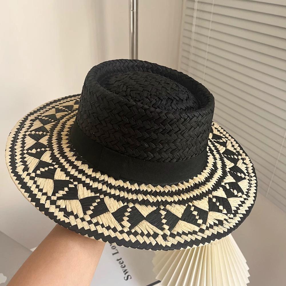 Straw Straw Cowboy Hat Wide Brim Panama Hat Stylish Western Cowgirl Hat for Women & Men D
Straw Straw Cowboy Hat Wide Brim Panama Hat Stylish Western Cowgirl Hat for Women & Men D