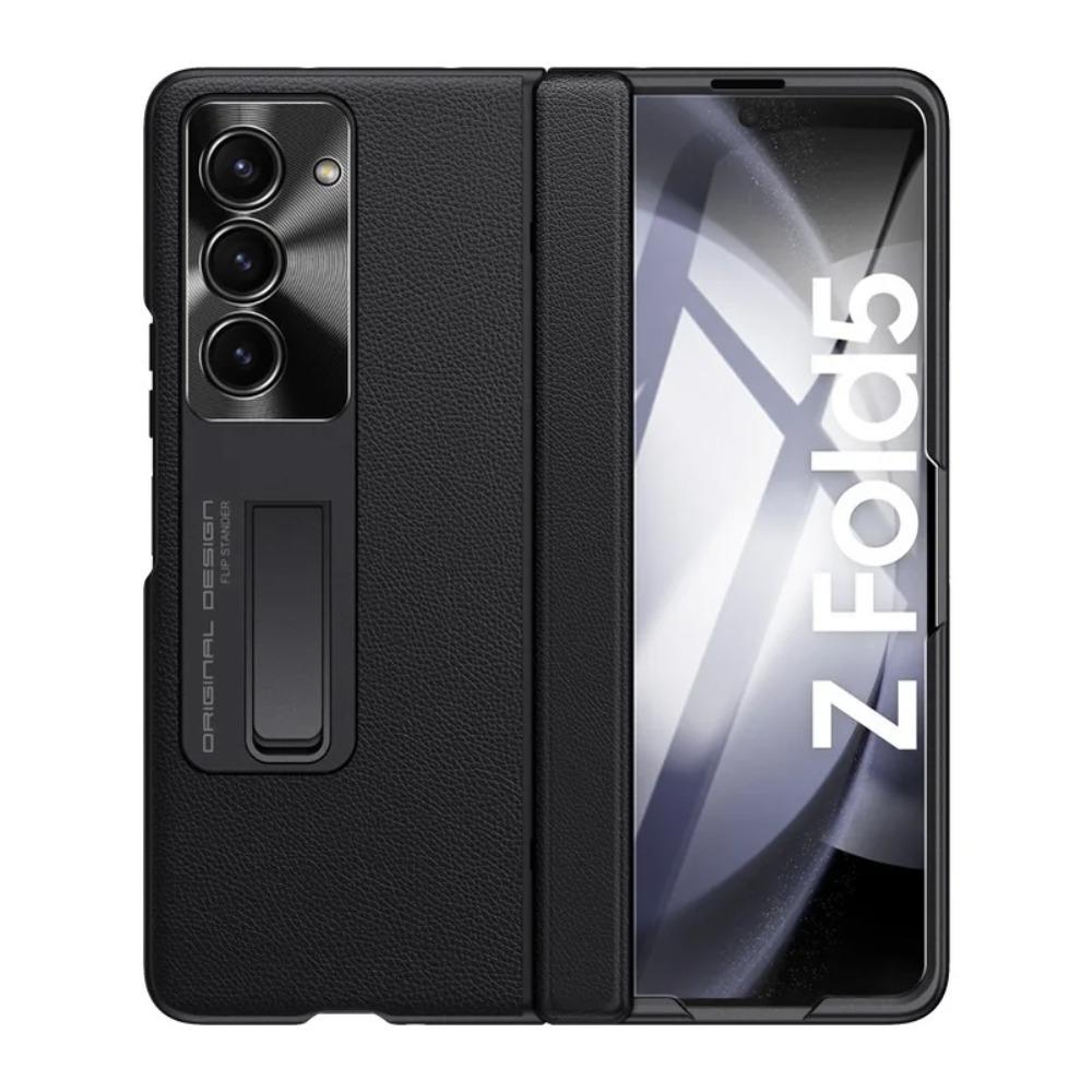 Кожаный чехол с автоматическим пружинным шарниром для Samsung Z Fold 5 Galaxy Z Fold 6, универсальный защитный чехол-подставка для камеры с закаленным стеклом For Z Fold 5 чёрный
Кожаный чехол с автоматическим пружинным шарниром для Samsung Z Fold 5 Galaxy Z Fold 6, универсальный защитный чехол-подставка для камеры с закаленным стеклом For Z Fold 5 чёрный