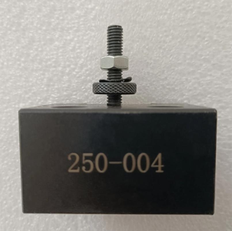 250-004 Быстросменный держатель инструмента для тяжелых условий эксплуатации расточной оправки для стойки инструмента клинового типа 250-000 
250-004 Быстросменный держатель инструмента для тяжелых условий эксплуатации расточной оправки для стойки инструмента клинового типа 250-000