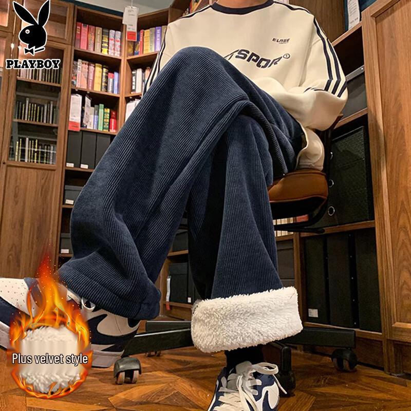 PLAYBOY Men s Fleece-Lined Corduroy Wide Leg Winter Sweatpants XL
PLAYBOY Men s Fleece-Lined Corduroy Wide Leg Winter Sweatpants XL