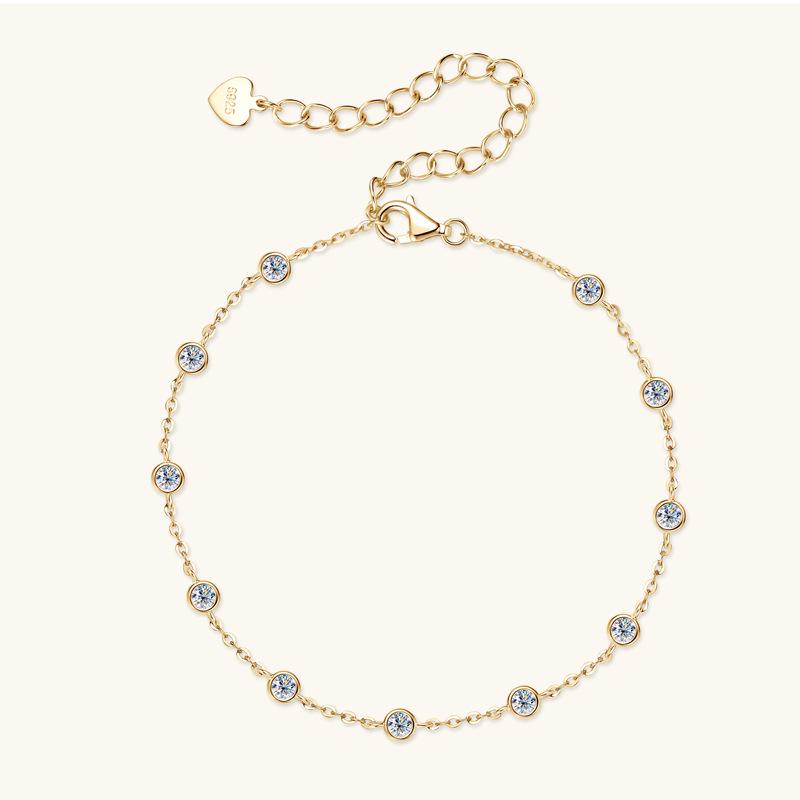 2025 Sterling Silver Moissanite Beaded Bracelet for Trendy Girls - High-End Cool Niche Design 0.1 Carat
2025 Sterling Silver Moissanite Beaded Bracelet for Trendy Girls - High-End Cool Niche Design 0.1 Carat