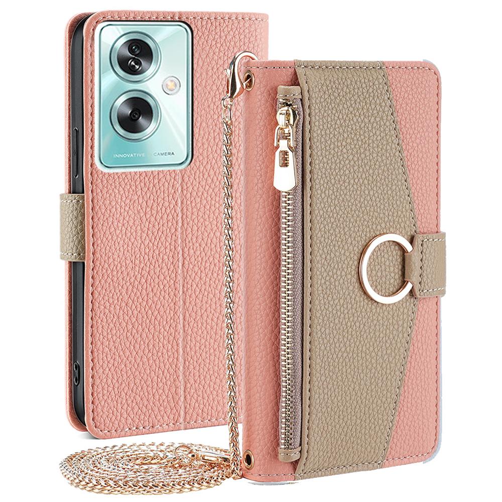 For Oppo A79 5G/A2 5G Case Zipper Pocket Mirror PU Leather Wallet Cover Pink
For Oppo A79 5G/A2 5G Case Zipper Pocket Mirror PU Leather Wallet Cover Pink