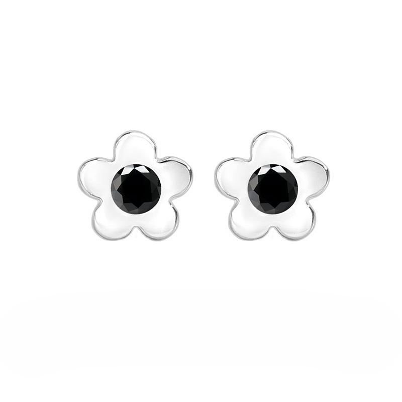 925 Sterling Silver Black Flower Stud Earrings Premium Mini Sunflower Earrings Niche Ins Wind Small Earrings 925 Silver
925 Sterling Silver Black Flower Stud Earrings Premium Mini Sunflower Earrings Niche Ins Wind Small Earrings 925 Silver