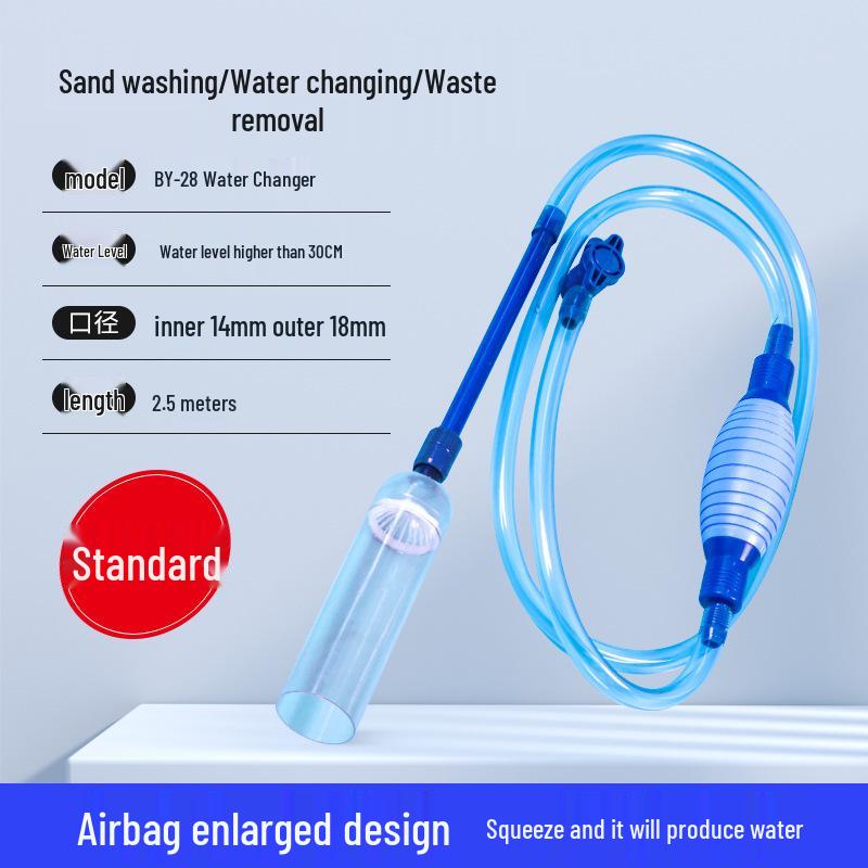 Boyu BY28 Aquarium Siphon Cleaner - Manual Water Changer, Sand Washer, and Fish Tank Pump.
Boyu BY28 Aquarium Siphon Cleaner - Manual Water Changer, Sand Washer, and Fish Tank Pump.