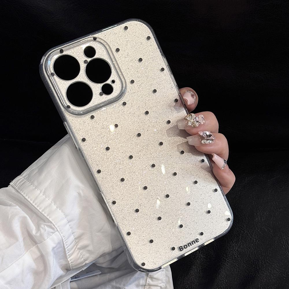 Lovely Glitter Korean Ins Sparkling Black White Polka Dots Phone Case for IPhone 16 15 14 13 Pro Max Fashion Back Cover Funda iPhone 16 Pro
Lovely Glitter Korean Ins Sparkling Black White Polka Dots Phone Case for IPhone 16 15 14 13 Pro Max Fashion Back Cover Funda iPhone 16 Pro