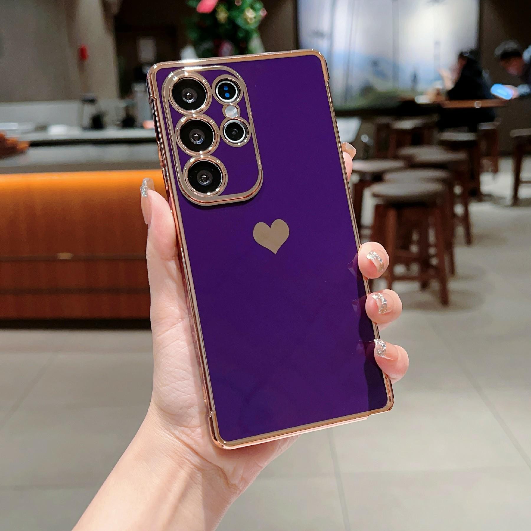 For Samsung Galaxy S26 Ultra Case TPU Phone Back Cover Electroplating Heart Pattern
For Samsung Galaxy S26 Ultra Case TPU Phone Back Cover Electroplating Heart Pattern