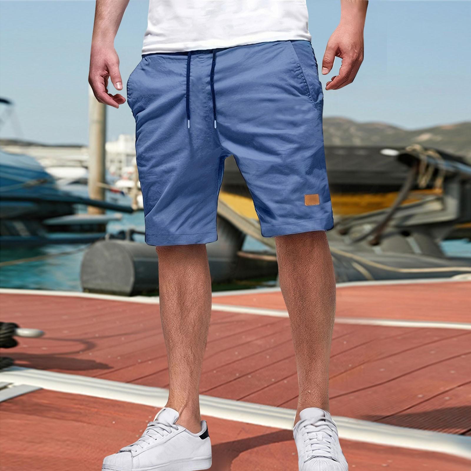 Шорты с эластичной талией, повседневные шорты, летние легкие шорты с карманами XL синий
Шорты с эластичной талией, повседневные шорты, летние легкие шорты с карманами XL синий