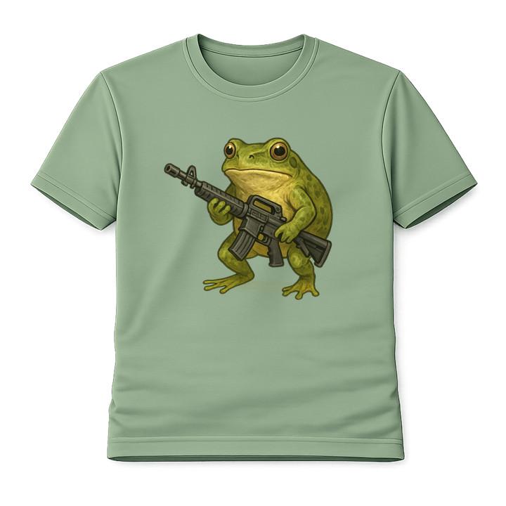 Frog Armed Machine Gun T-Shirt Shooting Funny Humour Armour Unisex Tee 5XL різнокольоровий
Frog Armed Machine Gun T-Shirt Shooting Funny Humour Armour Unisex Tee 5XL різнокольоровий