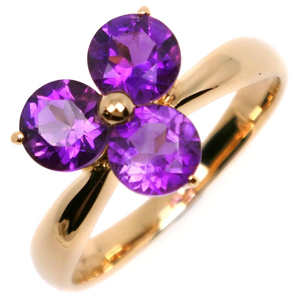 flour Ring purple/purple K18 yellow gold #6.0(US Size) 2.8g Women Used
flour Ring purple/purple K18 yellow gold #6.0(US Size) 2.8g Women Used