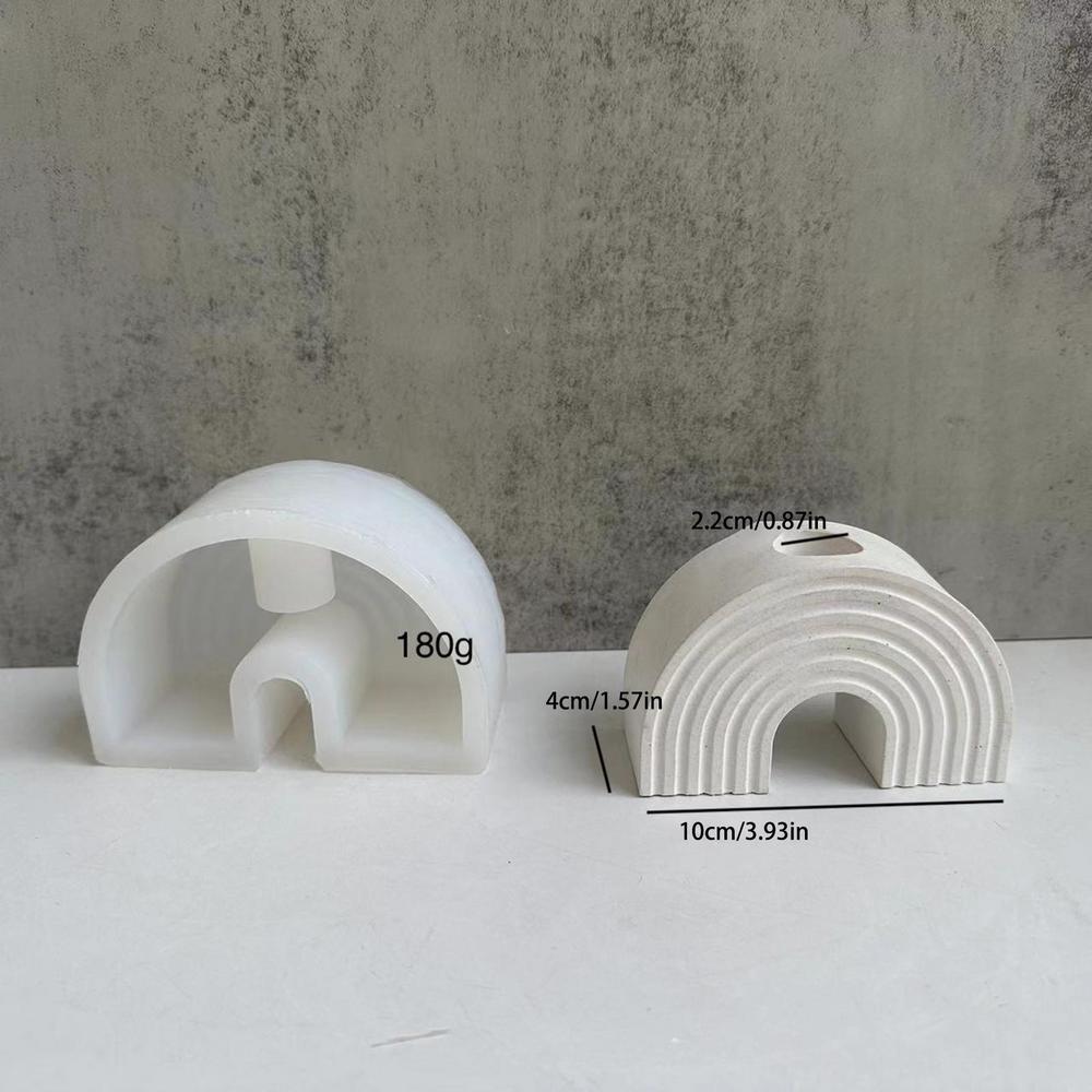 Candlestick Molds Candlestick Stand Rainbow Bridge Shaped for Decoration Crafts Aesthetic Home Clay Craft
Candlestick Molds Candlestick Stand Rainbow Bridge Shaped for Decoration Crafts Aesthetic Home Clay Craft