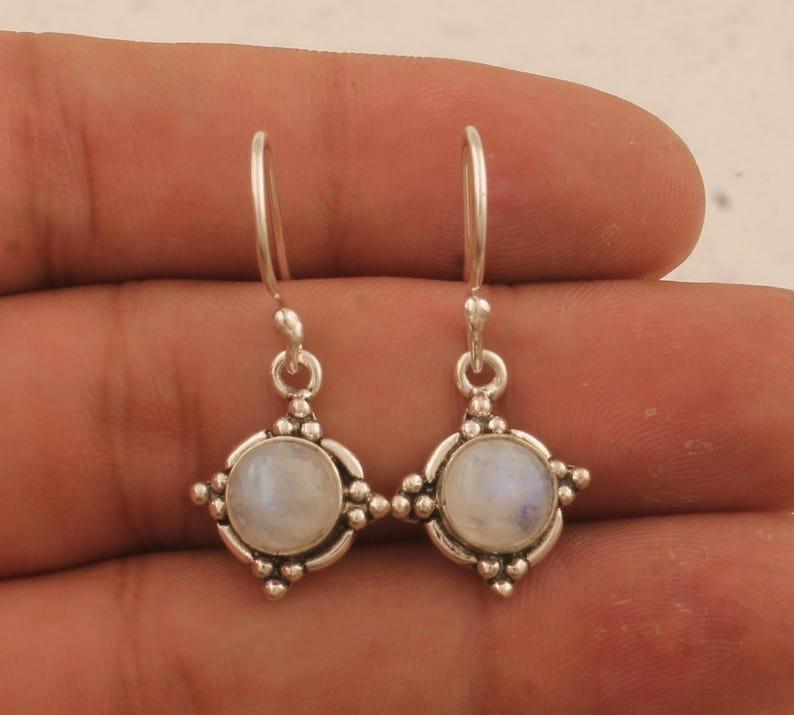 Solid 925 Sterling Silver Moonstone Gemstone Handmade Designer Women Drop Earrings Gift For Her
Solid 925 Sterling Silver Moonstone Gemstone Handmade Designer Women Drop Earrings Gift For Her