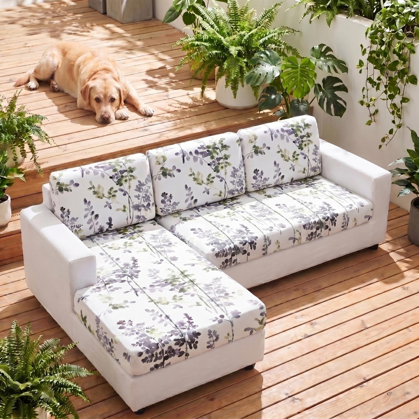 Elastic Outdoor Sofa Cover Stretchable Slipcover for Patio Furniture Waterproof Durable Protective Slipcover for Garden Couch One Size
Elastic Outdoor Sofa Cover Stretchable Slipcover for Patio Furniture Waterproof Durable Protective Slipcover for Garden Couch One Size