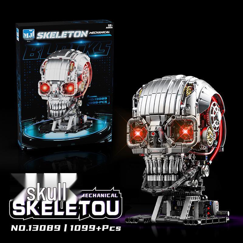Американская 13089 Механическая модель черепа, Совместимая с кубиками Lego, Сборочная игрушка-конструктор Mechanical Skull - 1099PCS
Американская 13089 Механическая модель черепа, Совместимая с кубиками Lego, Сборочная игрушка-конструктор Mechanical Skull - 1099PCS