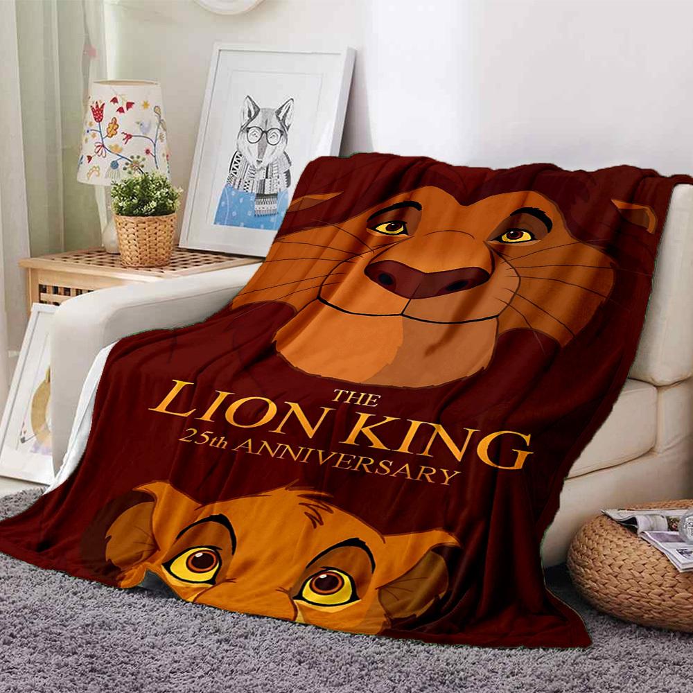 1pc Lion King 25th Anniversary Blanket Lightweight Flannel Throw for Sofa Bed Travel Camping Livingroom Office Couch Chair 1119KK 80cmx120cm(31inx47in)
1pc Lion King 25th Anniversary Blanket Lightweight Flannel Throw for Sofa Bed Travel Camping Livingroom Office Couch Chair 1119KK 80cmx120cm(31inx47in)