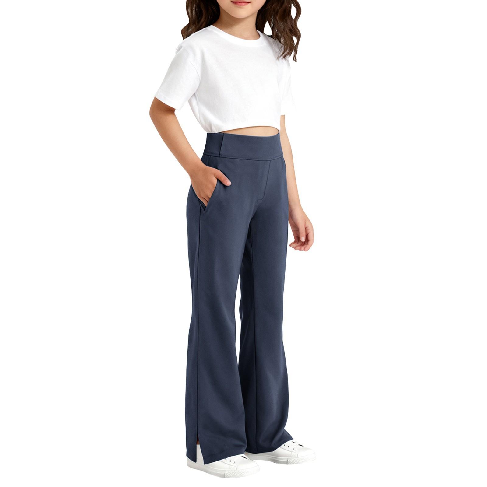 Kids Fashion Split Flared Casual Sports Pants Elastic Waistband Comfortable Fit Breathable Fabric Suitable for Everyday Wear 160
Kids Fashion Split Flared Casual Sports Pants Elastic Waistband Comfortable Fit Breathable Fabric Suitable for Everyday Wear 160