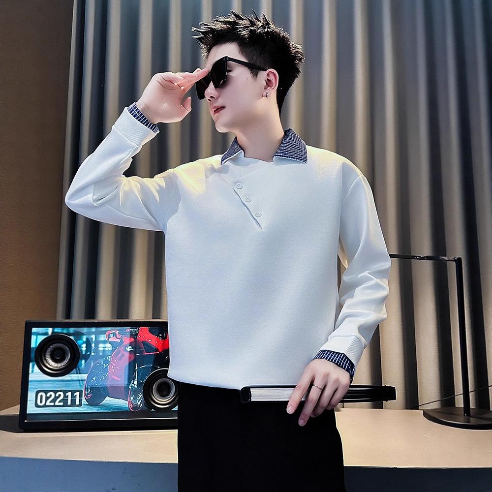 Fake Two-piece Sweater Gentlemen s Autumn and Winter Design Lapel Coat Updated Gentlemen s Coat High Quality Durable Construction Practical Daily Use M белый
Fake Two-piece Sweater Gentlemen s Autumn and Winter Design Lapel Coat Updated Gentlemen s Coat High Quality Durable Construction Practical Daily Use M белый