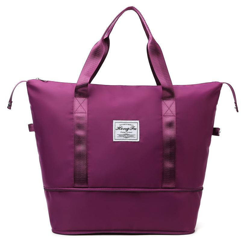 Travel Bag Short-distance Portable Large-capacity Fitness Bag Lightweight Maternity Accommodation Storage Business Trip Small Duffel Bag темно-фіолетовий колір
Travel Bag Short-distance Portable Large-capacity Fitness Bag Lightweight Maternity Accommodation Storage Business Trip Small Duffel Bag темно-фіолетовий колір