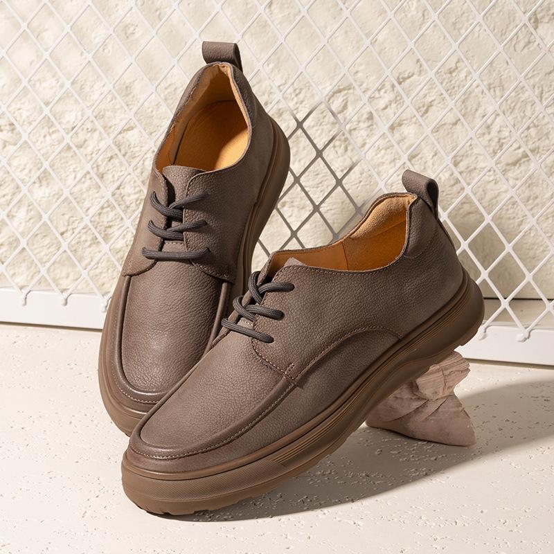 Spring and autumn leather men s leather shoes retro versatile platform men s shoes soft leather comfortable casual shoes men 38 світло-сірого кольору
Spring and autumn leather men s leather shoes retro versatile platform men s shoes soft leather comfortable casual shoes men 38 світло-сірого кольору
