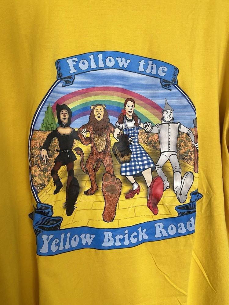 Wizard of oz Follow The Yellow Br.i.c.k Ro.a.d T-Shirt Unisex Cotton Tee Z008 Unisex T-Shirt XXL
Wizard of oz Follow The Yellow Br.i.c.k Ro.a.d T-Shirt Unisex Cotton Tee Z008 Unisex T-Shirt XXL