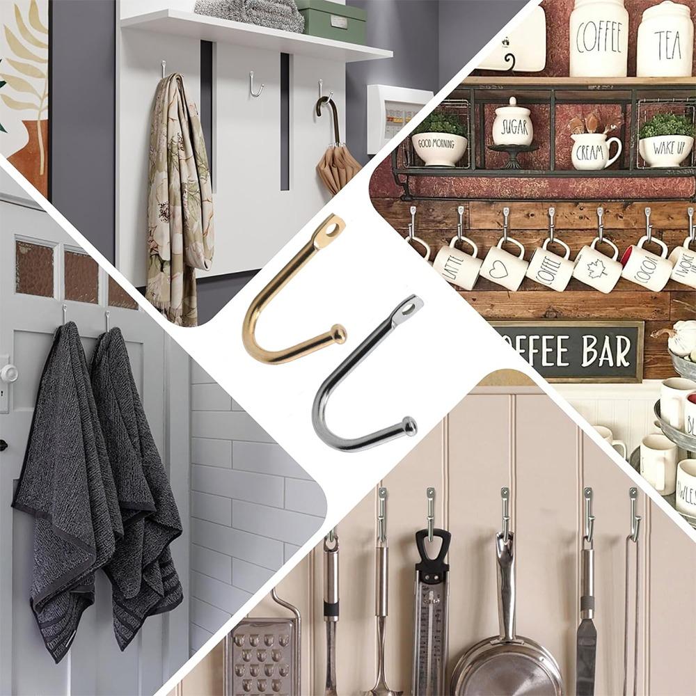 60Pcs Metal Coat Hook with Screws Towel Hooks Sturdy Small Hanger Hooks Home Storage
60Pcs Metal Coat Hook with Screws Towel Hooks Sturdy Small Hanger Hooks Home Storage