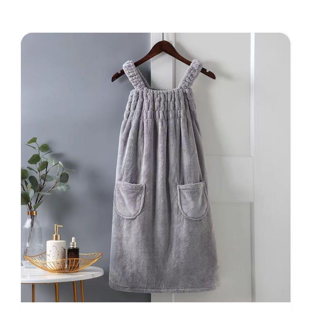 Женское впитывающее носимое банное полотенце, мягкое пляжное полотенце из микрофибры, одеяло, полотенце для душа, подтяжки, ночная рубашка Dressjavascript: one size