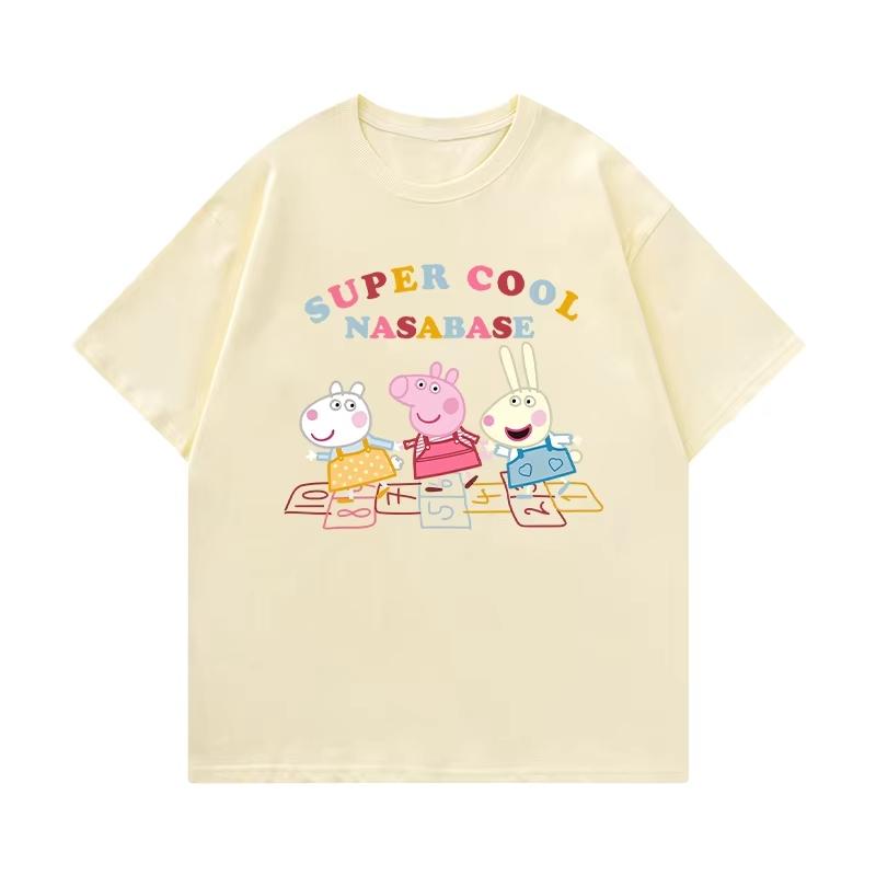 2026 summer new Peppa Pig Summer Cartoon Pattern Pure Cotton Print Unisex TShirt Breathable and LooseFitting for Leisure Use S
2026 summer new Peppa Pig Summer Cartoon Pattern Pure Cotton Print Unisex TShirt Breathable and LooseFitting for Leisure Use S