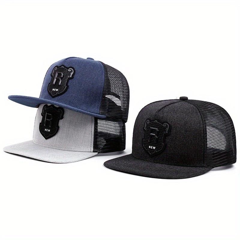 R Letter Icon Men s Baseball Cap for Male Summer Outdoor Adjustable Sports Hip Hop Hat Breathable Mesh Trucker Sunscreen Caps 54-61CM
R Letter Icon Men s Baseball Cap for Male Summer Outdoor Adjustable Sports Hip Hop Hat Breathable Mesh Trucker Sunscreen Caps 54-61CM