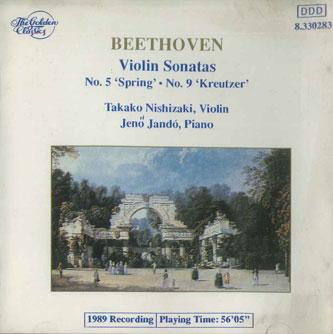 CD TAKAKONISHIZAKI, JENO JANDO - Beethoven Violin Sonatas 8330283 GOLDEN CLASSICS Germany Classical Used
CD TAKAKONISHIZAKI, JENO JANDO - Beethoven Violin Sonatas 8330283 GOLDEN CLASSICS Germany Classical Used