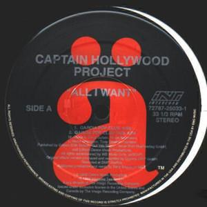 12-дюймовая пластинка CAPTAIN HOLLYWOOD PROJECT - All I Want 72787250331 1993 США Танцевальная и Электронная Б/У
12-дюймовая пластинка CAPTAIN HOLLYWOOD PROJECT - All I Want 72787250331 1993 США Танцевальная и Электронная Б/У