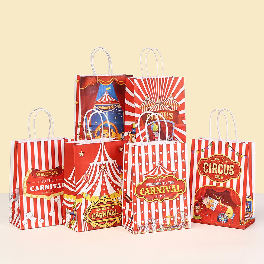 StoBag Circus Carnival Paper Bags Red Striped Clown Tent Party Gift Bags Candy Wrapping Bags Children s Birthday Favor 30pcs&15x8x21cm
StoBag Circus Carnival Paper Bags Red Striped Clown Tent Party Gift Bags Candy Wrapping Bags Children s Birthday Favor 30pcs&15x8x21cm