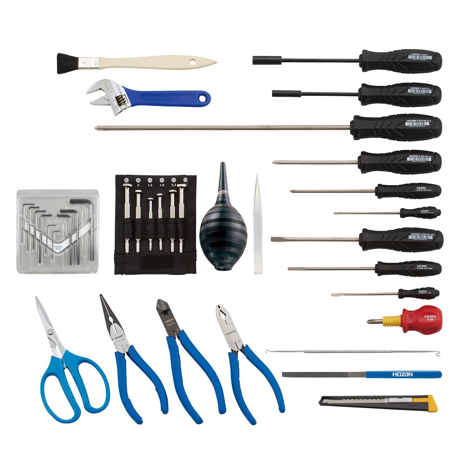 HOZAN Tool suitable for home DIY car and disaster Kit, 36-piece set, factories, schools, laboratories, projects, tools, preparedness. (S-241)
HOZAN Tool suitable for home DIY car and disaster Kit, 36-piece set, factories, schools, laboratories, projects, tools, preparedness. (S-241)