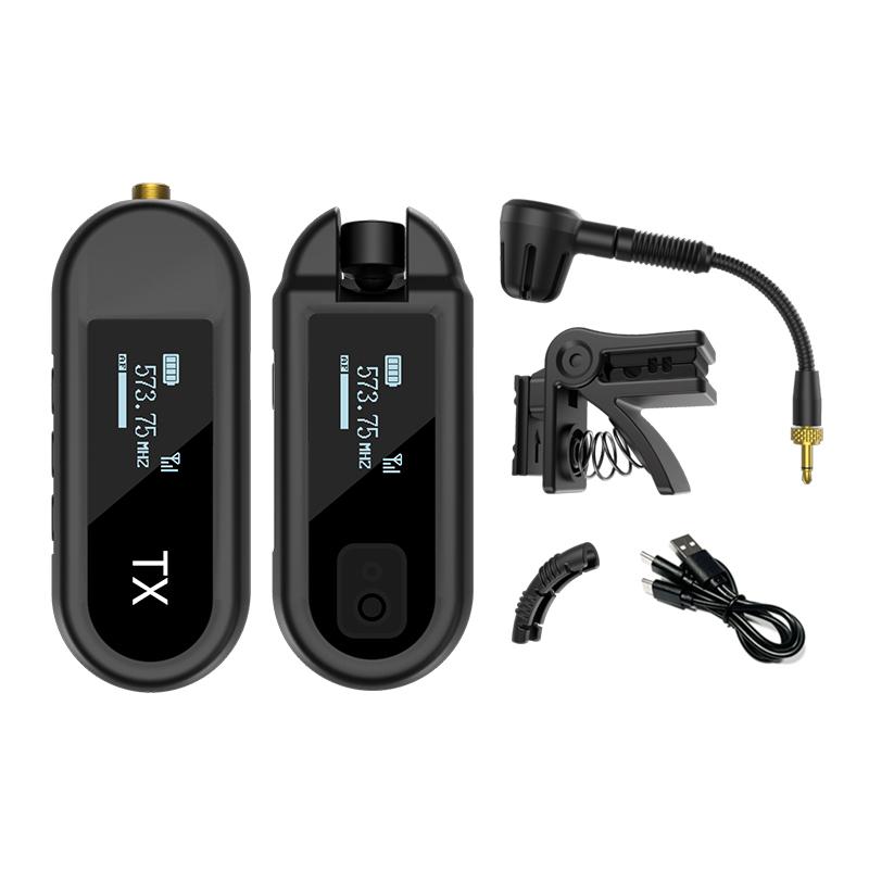 Ultra-high frequency saxophone wireless microphone system, rechargeable, with a transmission distance of 50m, suitable for vario M03-1
Ultra-high frequency saxophone wireless microphone system, rechargeable, with a transmission distance of 50m, suitable for vario M03-1